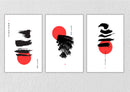 Abstract Design Art, Set Of 3