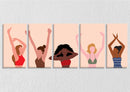 Women Of Joy Wall Art, Set Of 5