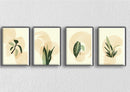 Green Leaves Wall Art, Set Of 4