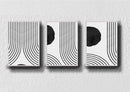 Black And White Art, Set Of  3