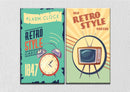 Retro Style Poster, Set Of 2