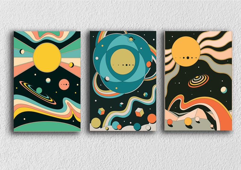 Solar System, Set Of 3