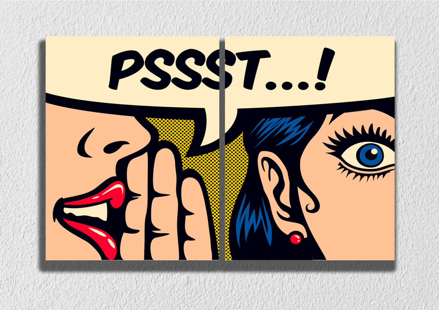Expression Face Art, Set Of 2