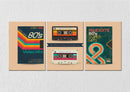 80'S Theme, Set Of 3