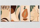 Abstract Bohemian Wall Art, Set Of 4