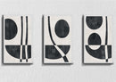 Black And White, Set Of  3