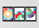 Colourful Circle, Set Of 3