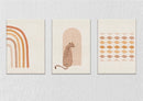 Cheetah Pastel, Set Of 3