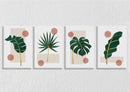 Leaf Foliage Wall Art, Set Of 4
