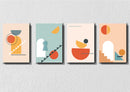 Aesthetic Shape Art, Set Of 4
