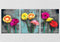 Multicolour Flowers Wall Art,Set Of 3