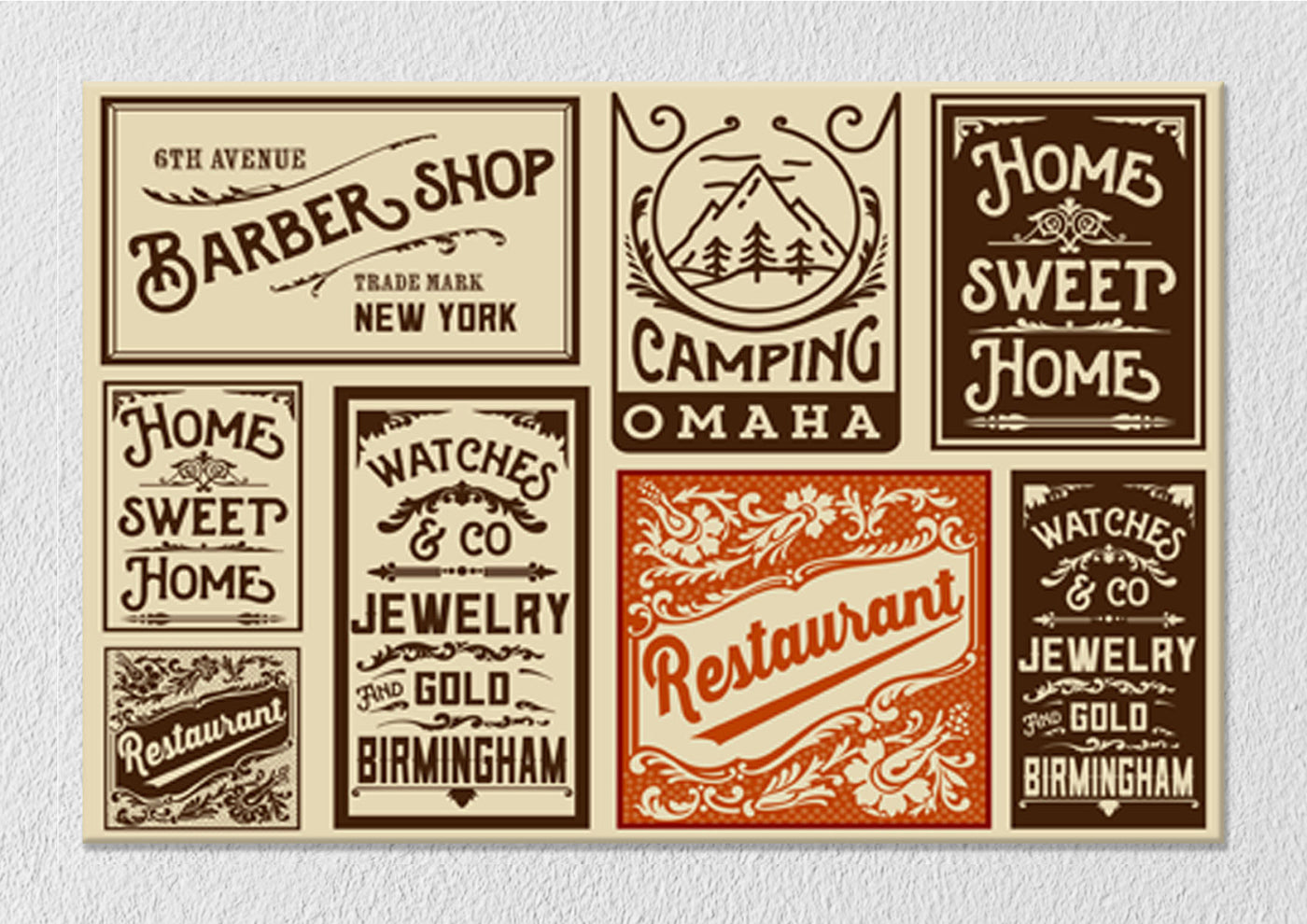 Vintage Newspaper Art