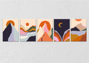 Mountain Canvas Art, Set Of 5