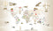 Artistic Atlas map wallpaper