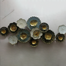 Blue Engraved Pattern Wall Art