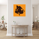 Art Of Ganesh Self Adhesive Sticker Poster
