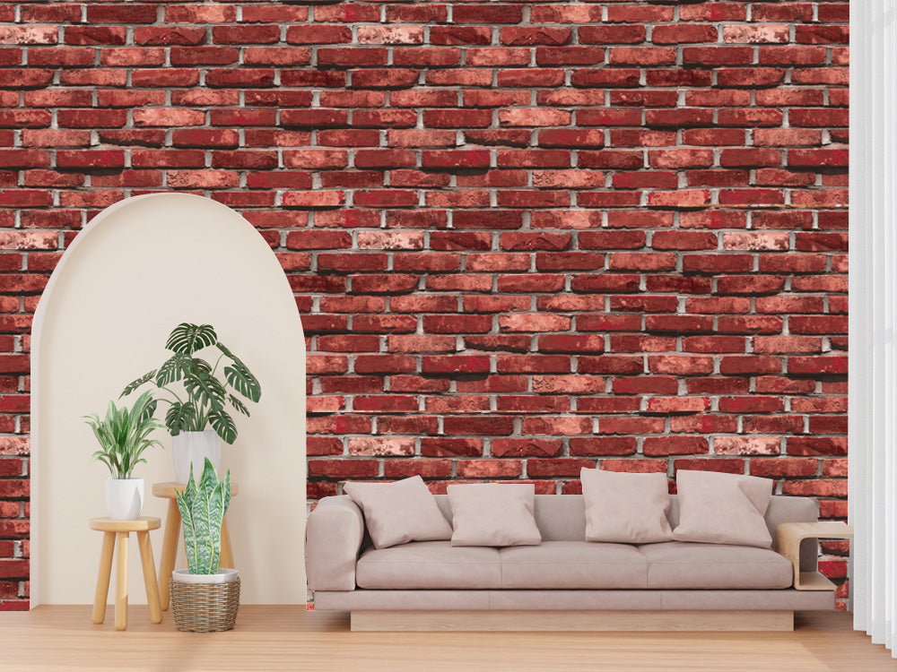 Natural _ Brick Wallpaper