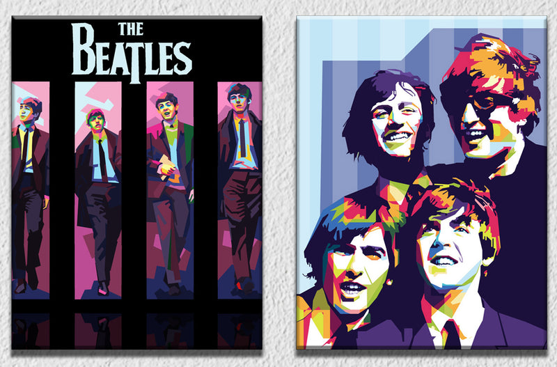 Band Beatles Wall Art, Set Of 2