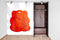 Orange Colour Ganpati Self Adhesive Sticker For Wardrobe