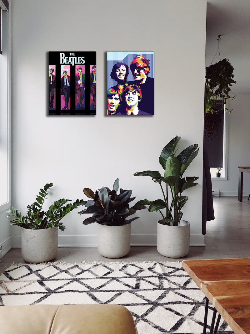 Band Beatles Wall Art, Set Of 2
