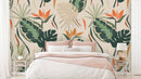 Exotic Jungle Floral Wallpaper