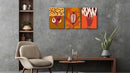 Animal Printed Canvas Art, Set Of 3