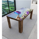 Purple Blue Butterflys Self Adhesive Sticker For Table