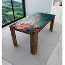 Pink Butterflys With Pink Florals Self Adhesive Sticker For Table