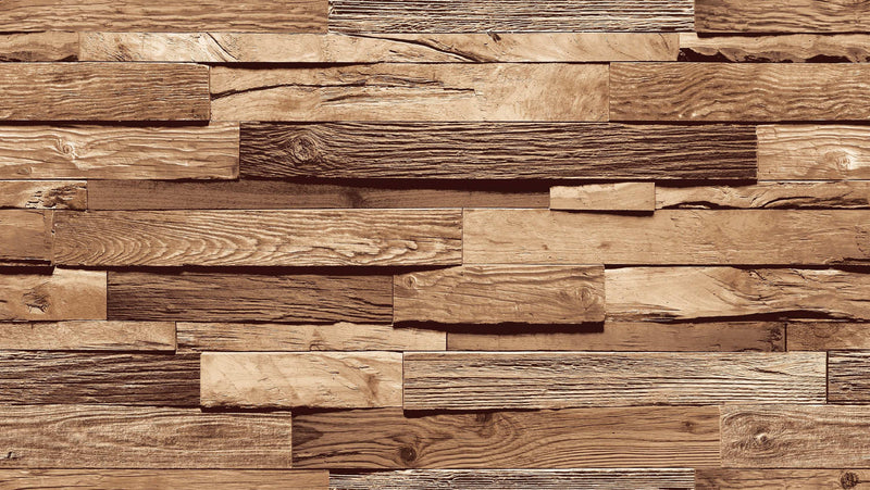 Natural _ Wooden Plank Wallpaper