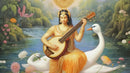 Blessed Essence Saraswati Wallpaper