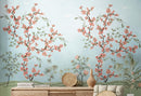 Blossom Breeze Bliss Chinoiserie Wallpaper