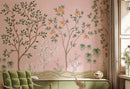 Blue Chinoiserie Wallpaper