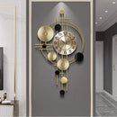Abstract Circular Discs Wall Clock