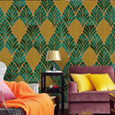 Raga Damask Wallpaper