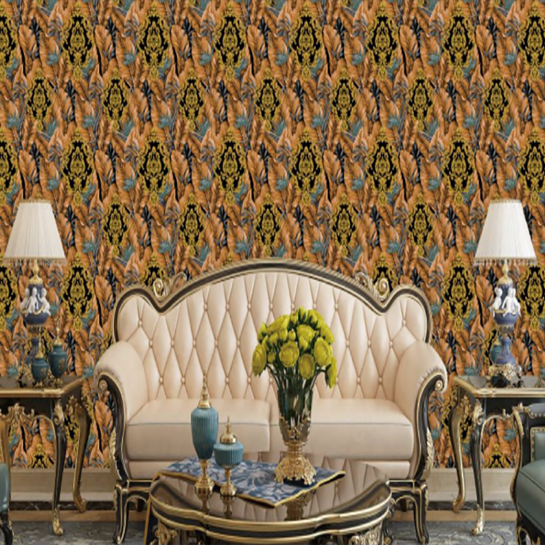 Divine Era Tropical Damask Wallpaper