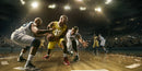 Basketball players on big professional Customised Wallpaper for wall
