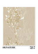 Signature Floral Vinyl Wallpaper