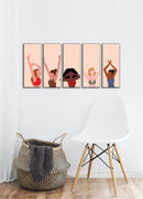 Women Of Joy Wall Art, Set Of 5