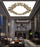 Golden Design Ceiling Wallpaper