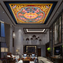Bhutanese Art Ceiling Wallpaper