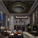 3D Black Pattern Ceiling