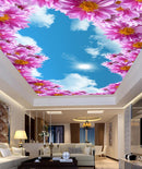 Pink Daisy Sky Wallpaper