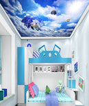 Earth Sky Ceiling Wallpaper