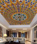 Round Design Ceiling Wallpaper