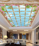 Sky Square Ceiling Wallpaper