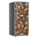 Donut Jar Art Self Adhesive Sticker For Refrigerator