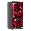 Brown Cup Chocolate Self Adhesive Sticker For Refrigerator