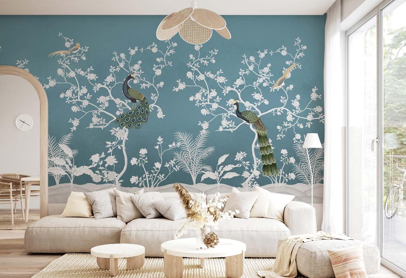 Canopy Carnival Chinoiserie Wallpaper