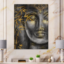 Grey And Black Buddha