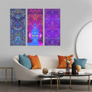 Psychedelic Buddha Peace, Set Of 3